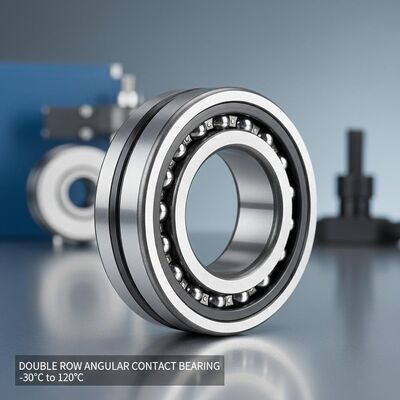 Double Row Angular Contact Bearing Designed To Operate Between Minus 30 Celsius And 120 Celsius Ideal For Precision Machinery And Robust Performance