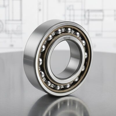 Open Single Row Angular Contact Bearing System Built with Chrome Steel GCr15 Ensuring Long Term Stability and Operation