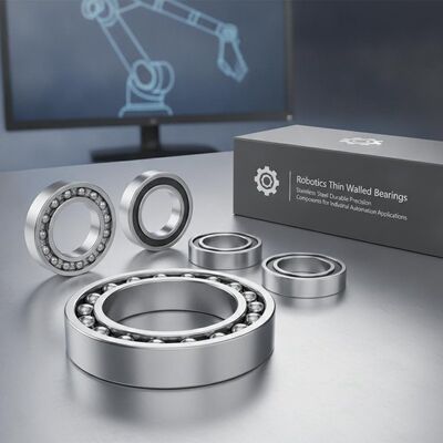 Robotics Thin Walled Bearings Stainless Steel Durable Precision Components for Industrial Automation Applications