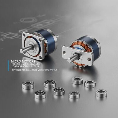 Micro Motors Precision Micro Bearings Capable Of Load Capacity Up To 100 N Optimized For Small Scale Mechanical Systems
