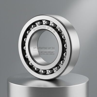 Speedrating Up To 30 Single Row Angular Contact Bearing Unit Borediameter 10mm 200mm Suitable For Industrial Machinery Applications