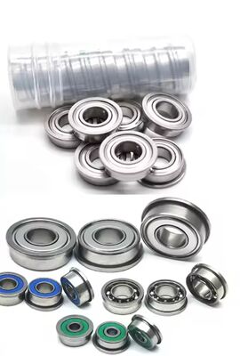MF104 High Speed Silent Miniature Flanged Ball Bearings 10mm Outer Diameter